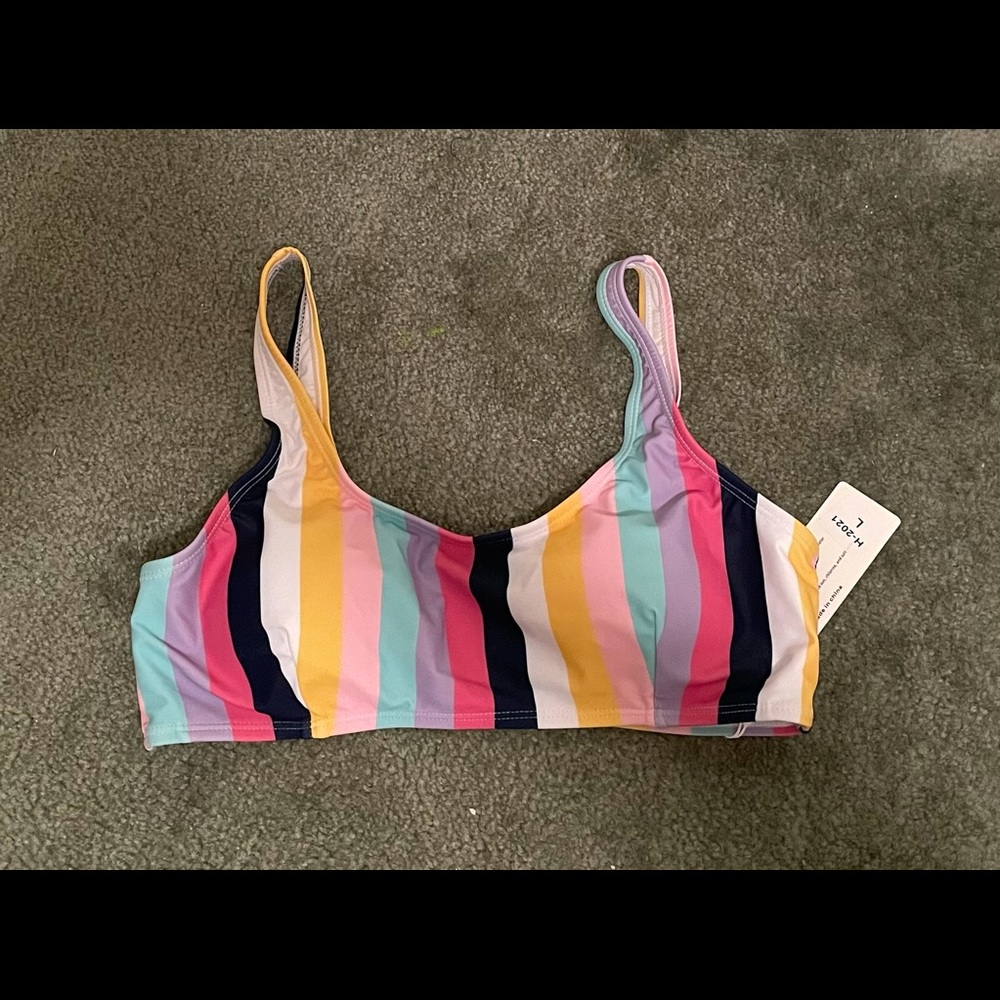 Multicolored Striped Bikini - Picture 2 of 5